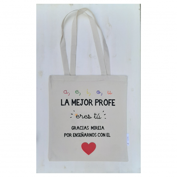 tote bag personalizada regalo profe